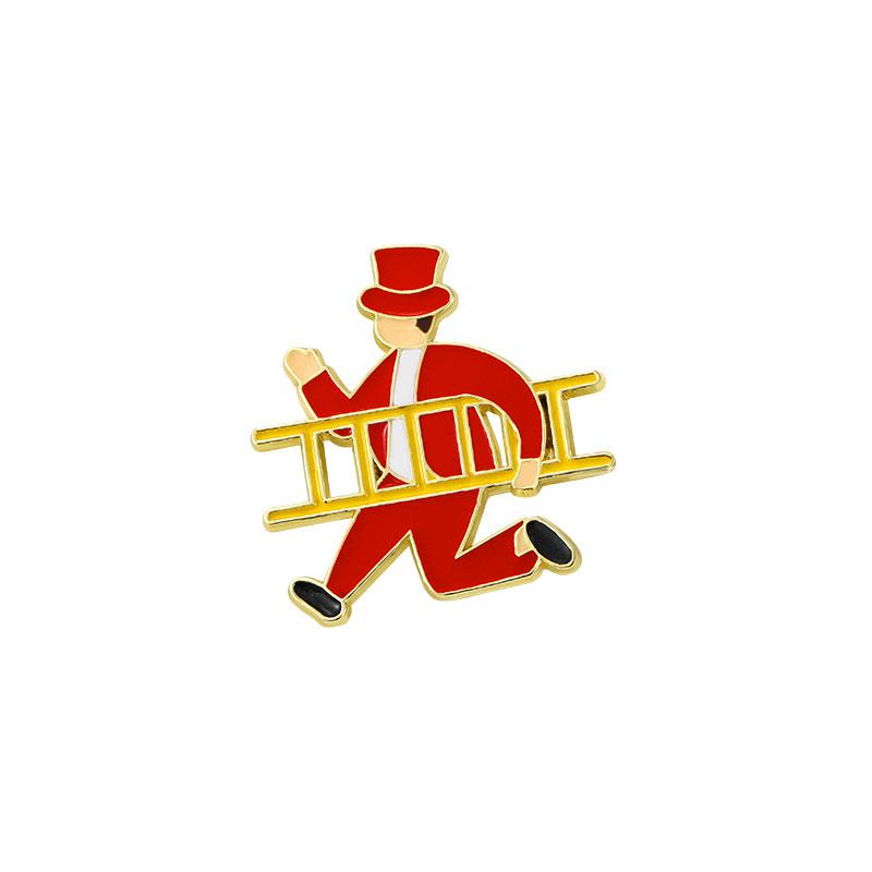 Novelty Gentleman s Ladder Running Brooches Red Blue White Black Enamel Collar Pins With Free Shipping
Novelty Gentleman s Ladder Running Brooches Red Blue White Black Enamel Collar Pins With Free Shipping