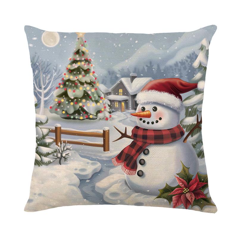 Рождественская наволочка с принтом, имитация льна, декоративная подушка для дивана, новая наволочка с Санта-Клаусом 45 * 45Cm (without pillow core)
Рождественская наволочка с принтом, имитация льна, декоративная подушка для дивана, новая наволочка с Санта-Клаусом 45 * 45Cm (without pillow core)