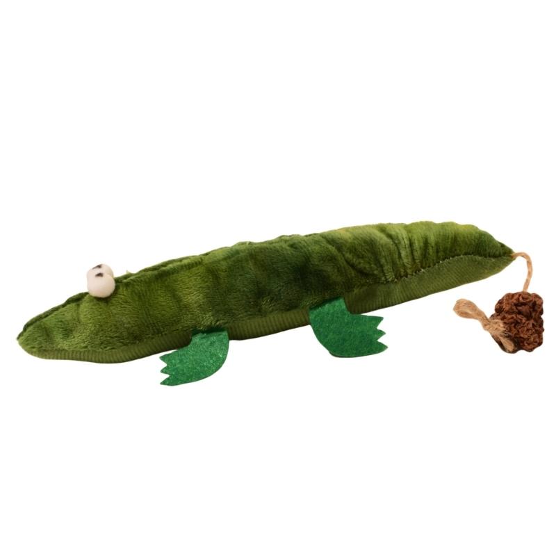 Natural Catmint Filled Plush Alligator Cats Toy For Interaction Cats Play Stress Reduce Safe Cats Teething Chewing Toy 1
Natural Catmint Filled Plush Alligator Cats Toy For Interaction Cats Play Stress Reduce Safe Cats Teething Chewing Toy 1
