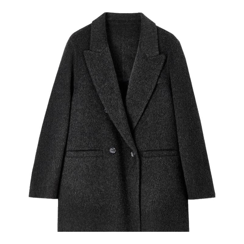 Shangdubila Women s Double-Sided Wool Blend Mid-Length Coat M
Shangdubila Women s Double-Sided Wool Blend Mid-Length Coat M