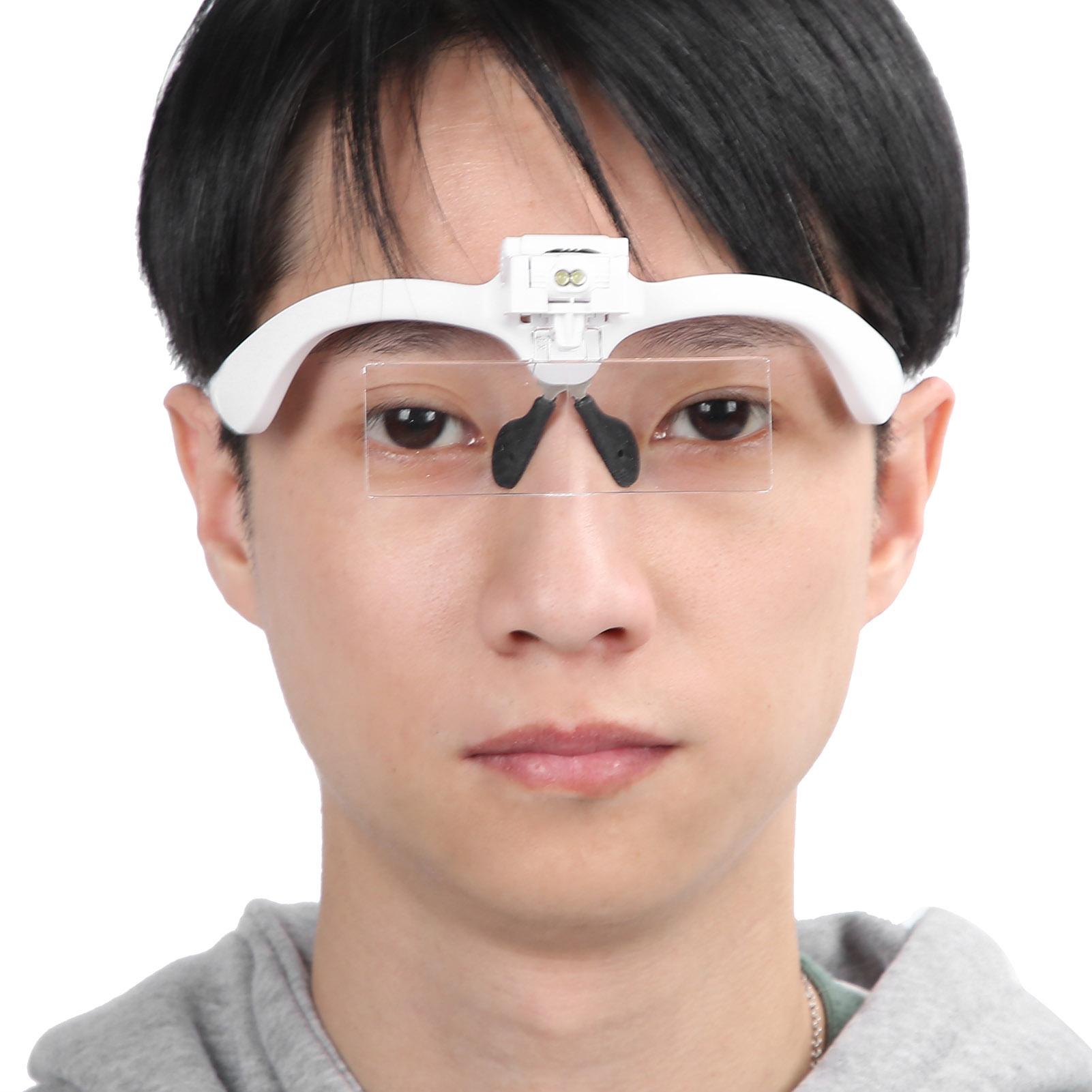 1.0x-3.5x Magnifying Glass LED Light Head Loupe Eyelash Extension Headband Magnifier
1.0x-3.5x Magnifying Glass LED Light Head Loupe Eyelash Extension Headband Magnifier