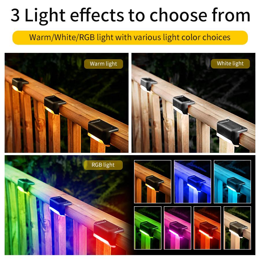 Solar Step Light Outdoor Wall Fence Waterproof Stair Light Courtyard Railing Solar Step LED Decorative
Solar Step Light Outdoor Wall Fence Waterproof Stair Light Courtyard Railing Solar Step LED Decorative