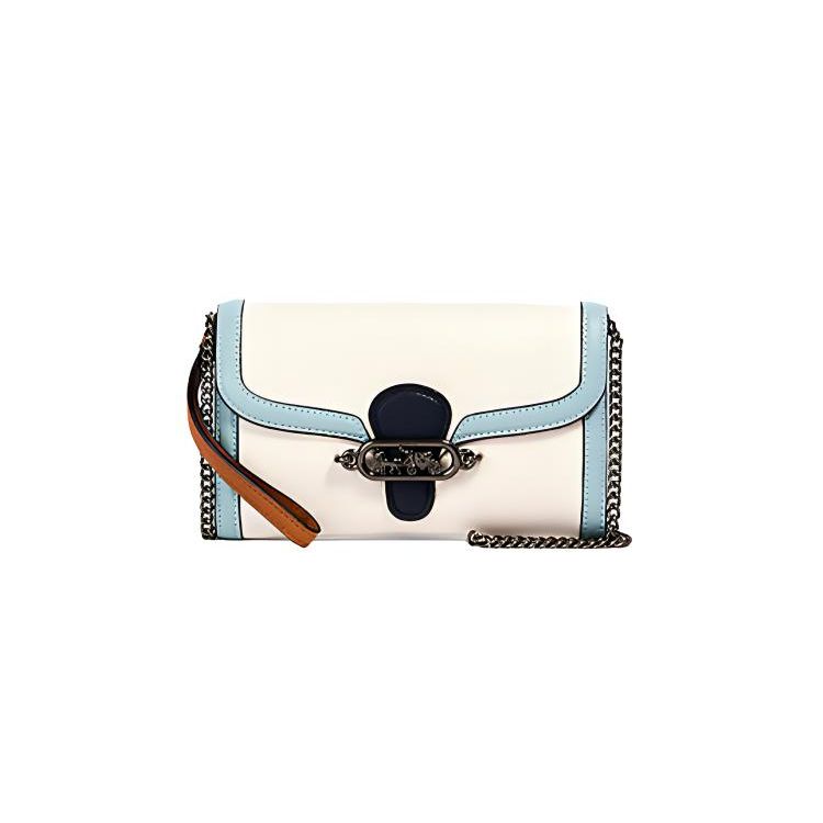 Coach Jade Leather Color Block Chain Bag Leather Shoulder Tote Crossbody Small Women bags White Blue 3085-QBCAH Basic Set (Bag+Dust Bag)
Coach Jade Leather Color Block Chain Bag Leather Shoulder Tote Crossbody Small Women bags White Blue 3085-QBCAH Basic Set (Bag+Dust Bag)