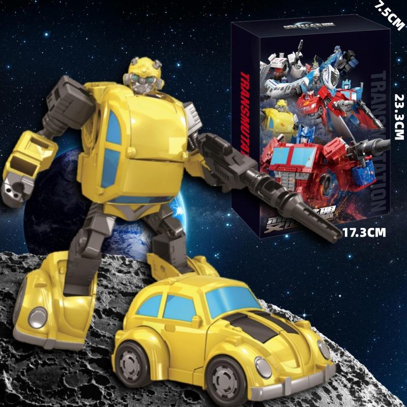 Детская деформированная модель робота из легкого сплава, игрушка-робот Bumblebee Warrior King Kong, подарок на день рождения мальчика, сделанный своими руками жёлтый
Детская деформированная модель робота из легкого сплава, игрушка-робот Bumblebee Warrior King Kong, подарок на день рождения мальчика, сделанный своими руками жёлтый