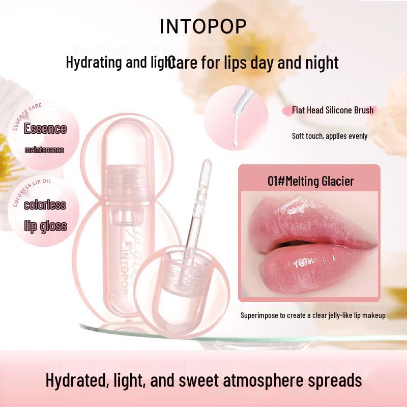 INTOPOP Watery Luminous Plumping Lip Gloss – Transparent, Moisturizing, Hydrating, Glassy Shimmer Finish 1#Snowy Glacier (Clear)
INTOPOP Watery Luminous Plumping Lip Gloss – Transparent, Moisturizing, Hydrating, Glassy Shimmer Finish 1#Snowy Glacier (Clear)