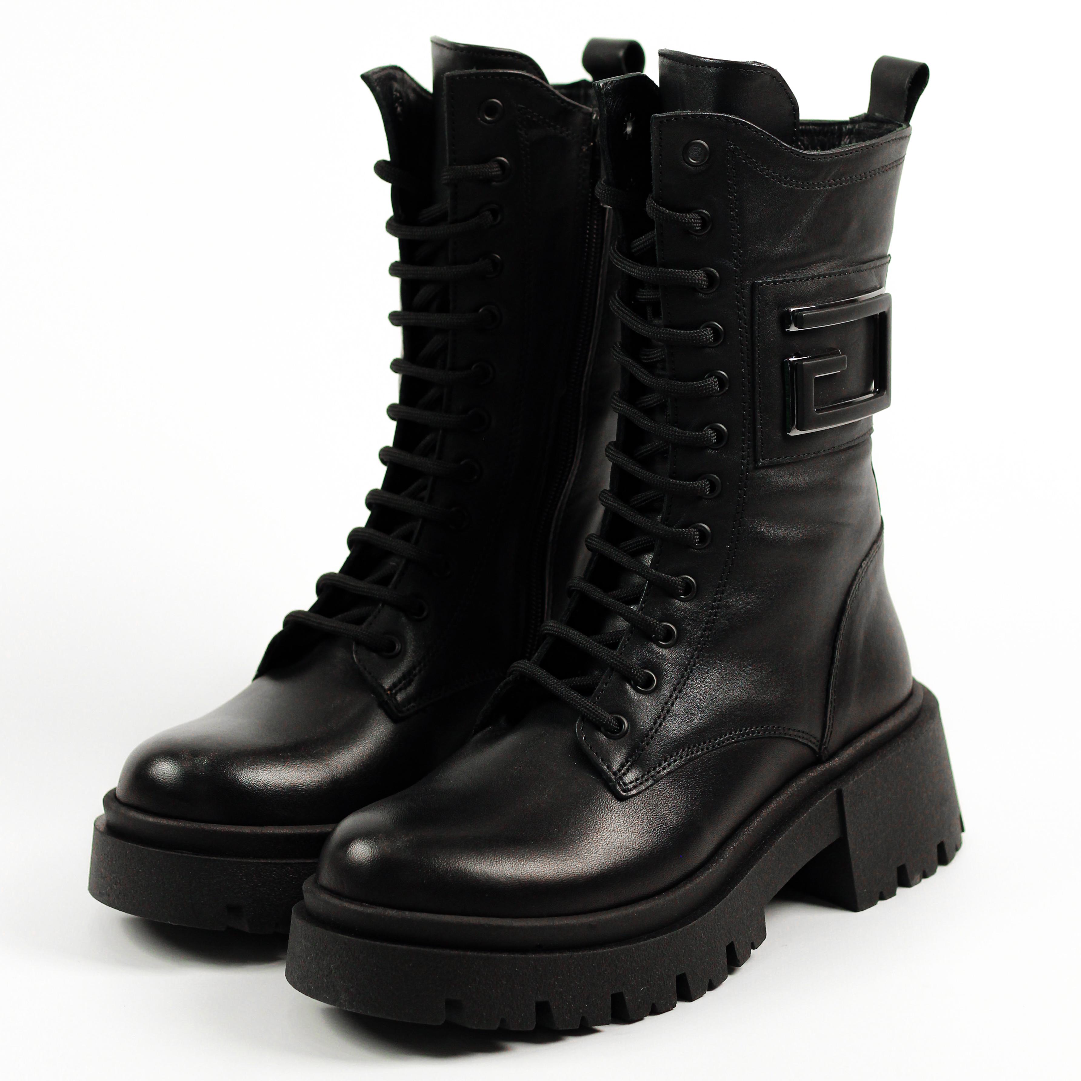 Черевики високі Evromoda 64550 36 Чорна шкіра 36 чорний
Черевики високі Evromoda 64550 36 Чорна шкіра 36 чорний