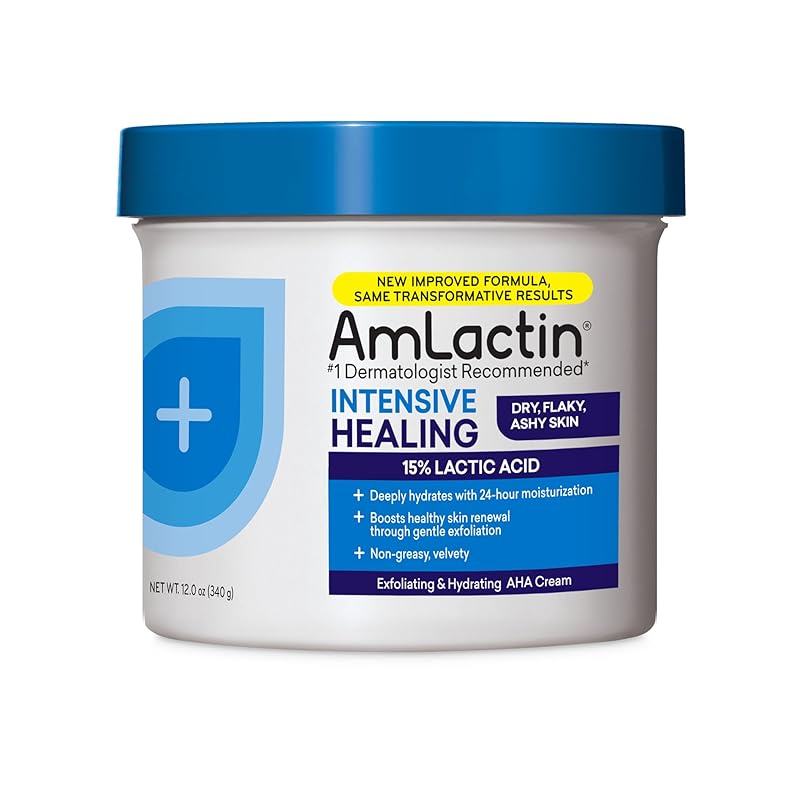 AmLactin Rapid Relief Moisturizing Cream, Hydrating Body and Hand Moisturizer for Dry Skin - 12 Oz Tub (packaging may vary)
AmLactin Rapid Relief Moisturizing Cream, Hydrating Body and Hand Moisturizer for Dry Skin - 12 Oz Tub (packaging may vary)