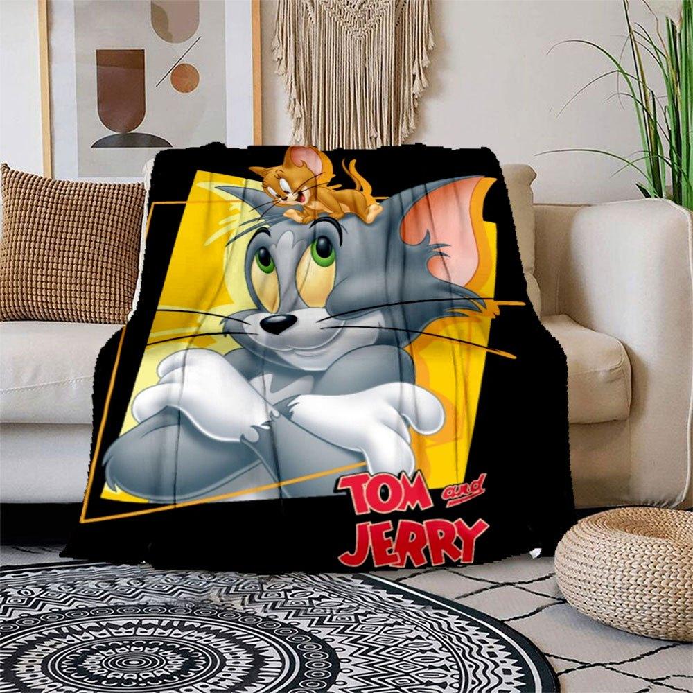 Tom and Jerry Blanket Flannel Throw Blanket for Sofa, Bed, Travel, Camping, Office 100x150cm
Tom and Jerry Blanket Flannel Throw Blanket for Sofa, Bed, Travel, Camping, Office 100x150cm