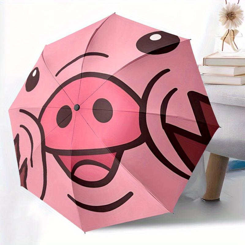 1pc Cute Pig Automatic Open/Close Umbrella - Compact Travel Umbrella with One-Touch Button, Portable Folding Umbrella, Automat (as the picture,Iron&8K)
1pc Cute Pig Automatic Open/Close Umbrella - Compact Travel Umbrella with One-Touch Button, Portable Folding Umbrella, Automat (as the picture,Iron&8K)