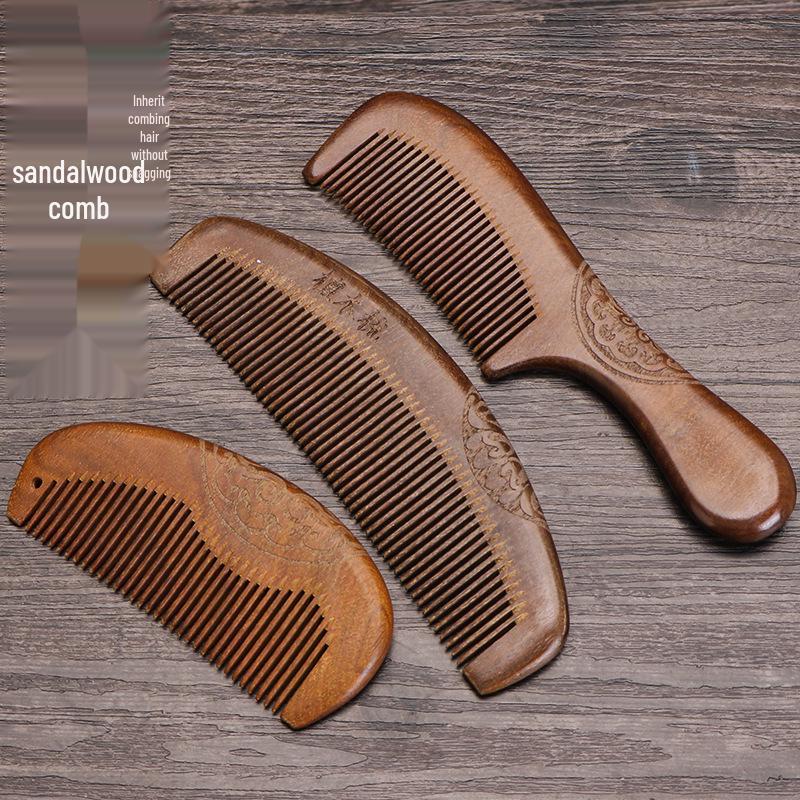 Golden Sandalwood Comb Set: Large & Small Crescent, Wide & Fine Tooth, Anti-Static, Gift Engravable
Golden Sandalwood Comb Set: Large & Small Crescent, Wide & Fine Tooth, Anti-Static, Gift Engravable