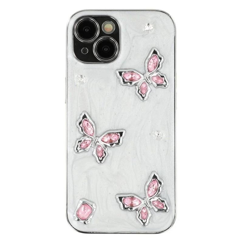 For iPhone 13 6.1 inch Case WANLONFENG Electroplated Epoxy TPU+Acrylic Phone Cover with Tempered Glass Big Butterfly
For iPhone 13 6.1 inch Case WANLONFENG Electroplated Epoxy TPU+Acrylic Phone Cover with Tempered Glass Big Butterfly
