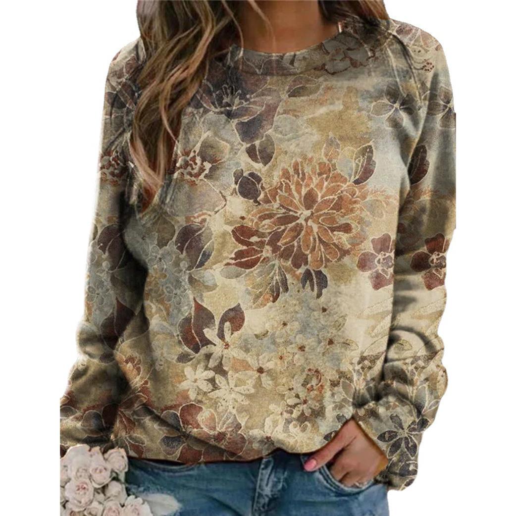 Женская толстовка с капюшоном, модный цветочный 3D пуловер, осень-зима, винтажная толстовка с длинным рукавом и круглым вырезом с принтом L
Женская толстовка с капюшоном, модный цветочный 3D пуловер, осень-зима, винтажная толстовка с длинным рукавом и круглым вырезом с принтом L