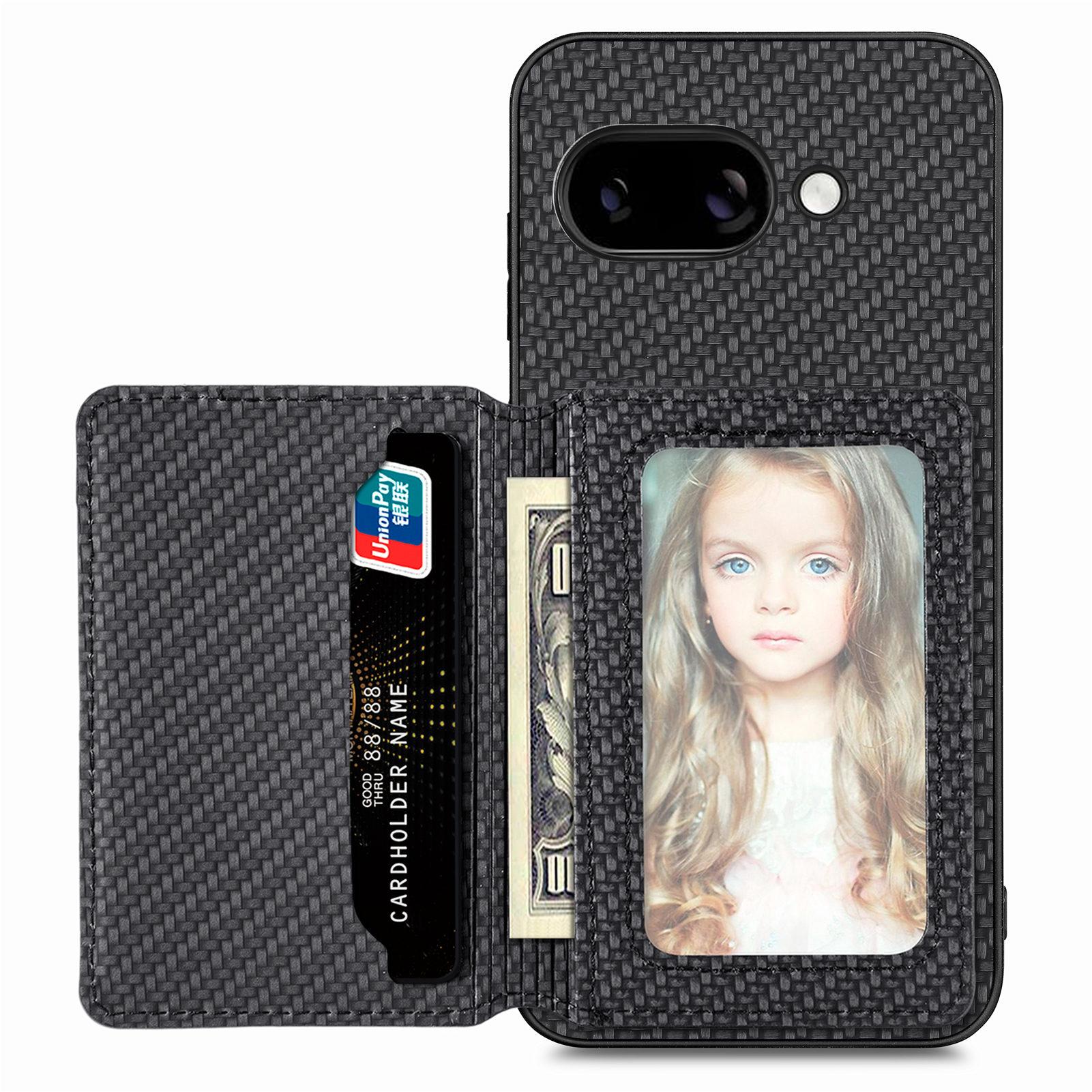 For Google Pixel 9a Case RFID Blocking Carbon Fiber Leather Phone Back Cover with Card Holder Brown
For Google Pixel 9a Case RFID Blocking Carbon Fiber Leather Phone Back Cover with Card Holder Brown