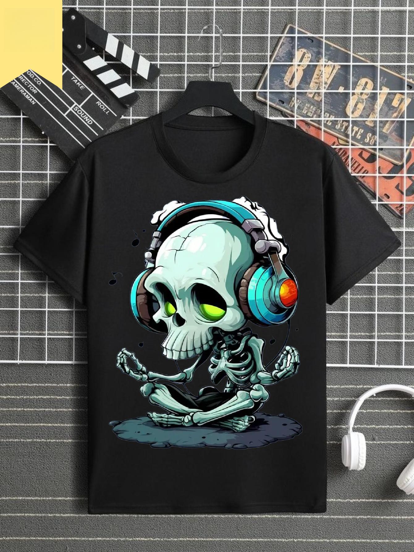 Introducing a New Line of Unisex T-Shirts with a Skull DJ Graphic XL
Introducing a New Line of Unisex T-Shirts with a Skull DJ Graphic XL