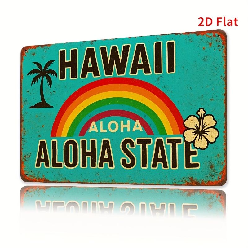 flats Vintage Metal Wall Art Sign HAWAII ALOHA STATE Rustic Tin Sign for Home Porch Garage Cafe Bar Garden Decor 20x30cm(7.8x11.8inch)
flats Vintage Metal Wall Art Sign HAWAII ALOHA STATE Rustic Tin Sign for Home Porch Garage Cafe Bar Garden Decor 20x30cm(7.8x11.8inch)