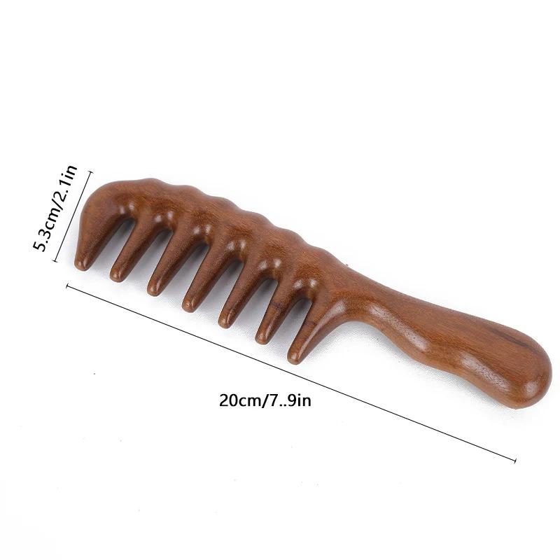 Natural Sandalwood Hair Combs Anti-static Wooden Comb Massager Long Wide Tooth Detangle Care Household Gift
Natural Sandalwood Hair Combs Anti-static Wooden Comb Massager Long Wide Tooth Detangle Care Household Gift