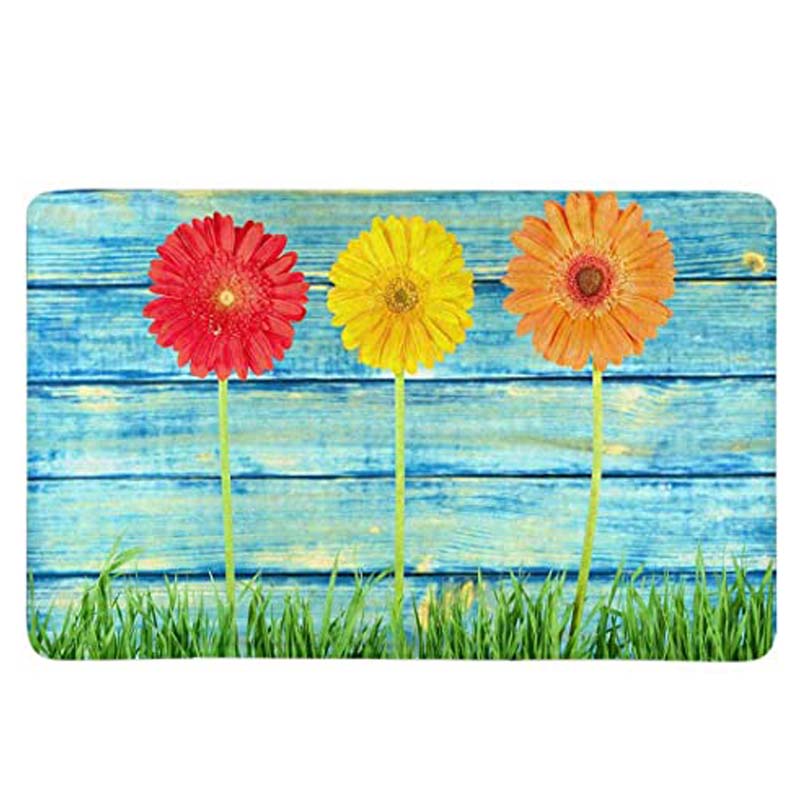 Summer Colorful Daisy Flowers on Turquoise Blue Wood Doormat Anti-Slip Entrance Mat Floor Rug Indoor/Outdoor Door Mat Home Decor
Summer Colorful Daisy Flowers on Turquoise Blue Wood Doormat Anti-Slip Entrance Mat Floor Rug Indoor/Outdoor Door Mat Home Decor