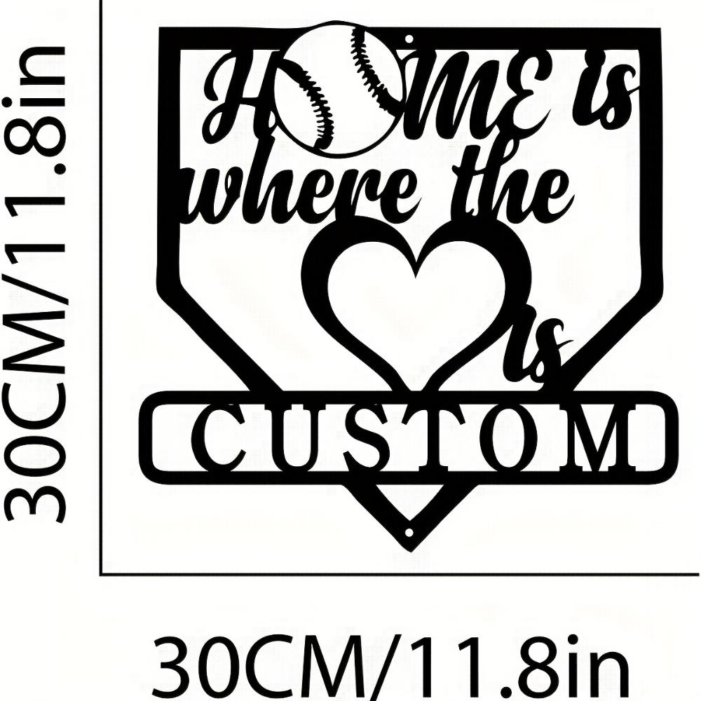 Custom Baseball Metal Wall Art for Living Room Birthday Gift
Custom Baseball Metal Wall Art for Living Room Birthday Gift