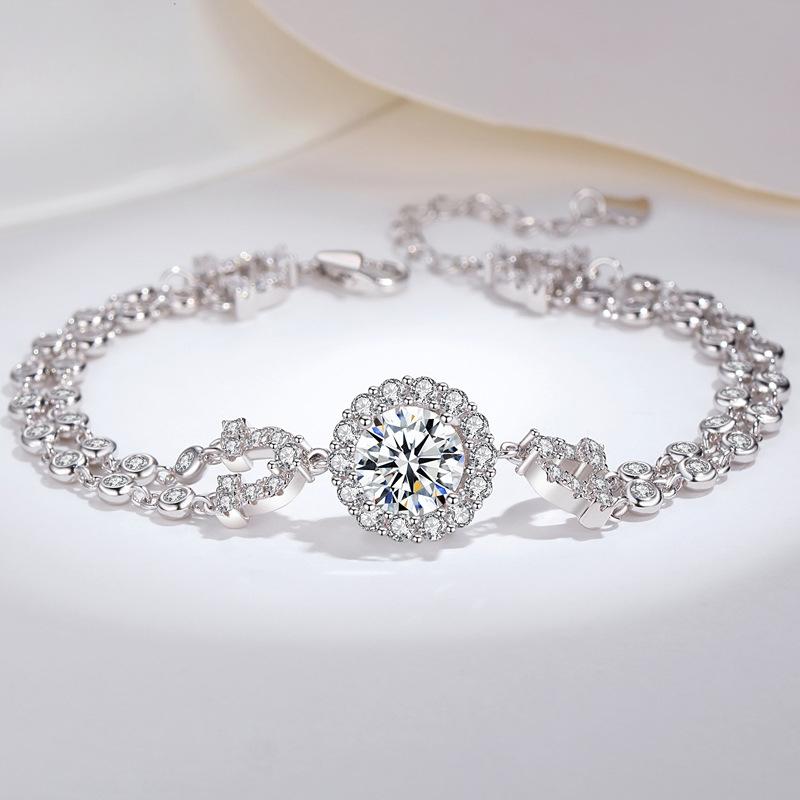 S925 Серебряный браслет для женщин, корейская мода, новый муассанит, маленький браслет с пузырьками в виде ландыша, анти-настоящий браслет с бриллиантами Moissanite
S925 Серебряный браслет для женщин, корейская мода, новый муассанит, маленький браслет с пузырьками в виде ландыша, анти-настоящий браслет с бриллиантами Moissanite