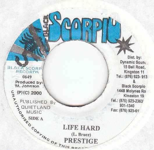 7inch Record PRESTIGE / BOBBY ZARRO - Life Hard / Why Did You Do It 0649 Black Scorpio 2000 Jamaica Reggae, Ska & Dub Used
7inch Record PRESTIGE / BOBBY ZARRO - Life Hard / Why Did You Do It 0649 Black Scorpio 2000 Jamaica Reggae, Ska & Dub Used