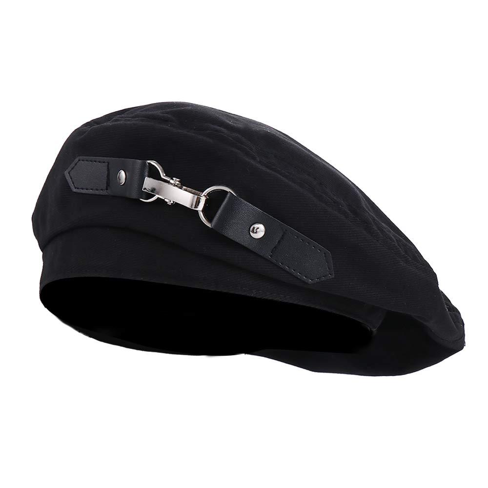 Sweet Simple British Style All-match Metal Buckle Autumn Painter Hat Women Octagonal Cap Retro Beret Korean Style Hat чорний
Sweet Simple British Style All-match Metal Buckle Autumn Painter Hat Women Octagonal Cap Retro Beret Korean Style Hat чорний
