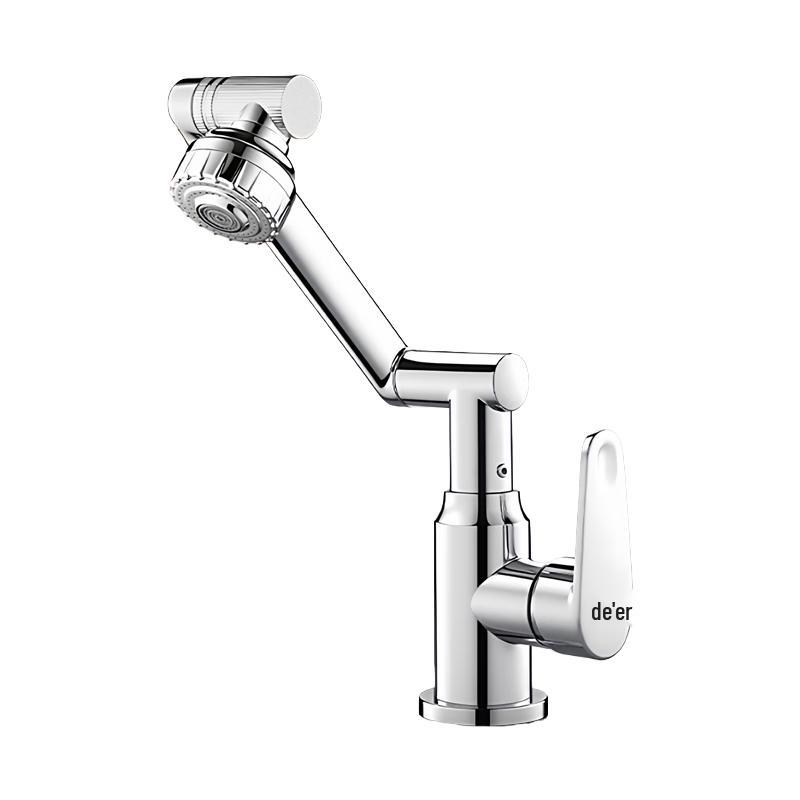 De er All-Copper Mechanical Arm Basin Faucet
De er All-Copper Mechanical Arm Basin Faucet
