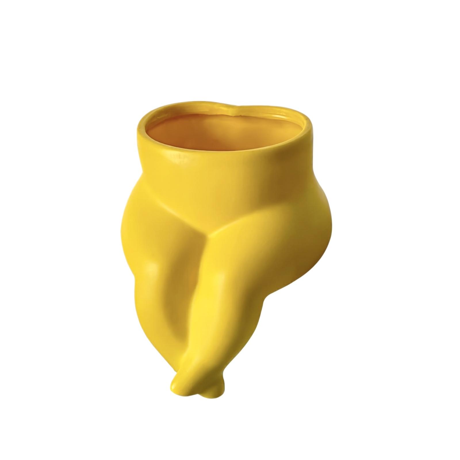 Creative Sitting Chubby Leg Planter Tabletop Ornament Home Decoration Modern Design Resin Material Indoor Use Unique Style one size жёлтый
Creative Sitting Chubby Leg Planter Tabletop Ornament Home Decoration Modern Design Resin Material Indoor Use Unique Style one size жёлтый