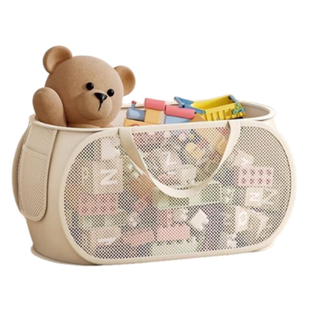 Mesh Folding Laundry Basket Large Capacity Plush Toys Organizer Household Storage Bag Playroom Horizontal Style
Mesh Folding Laundry Basket Large Capacity Plush Toys Organizer Household Storage Bag Playroom Horizontal Style