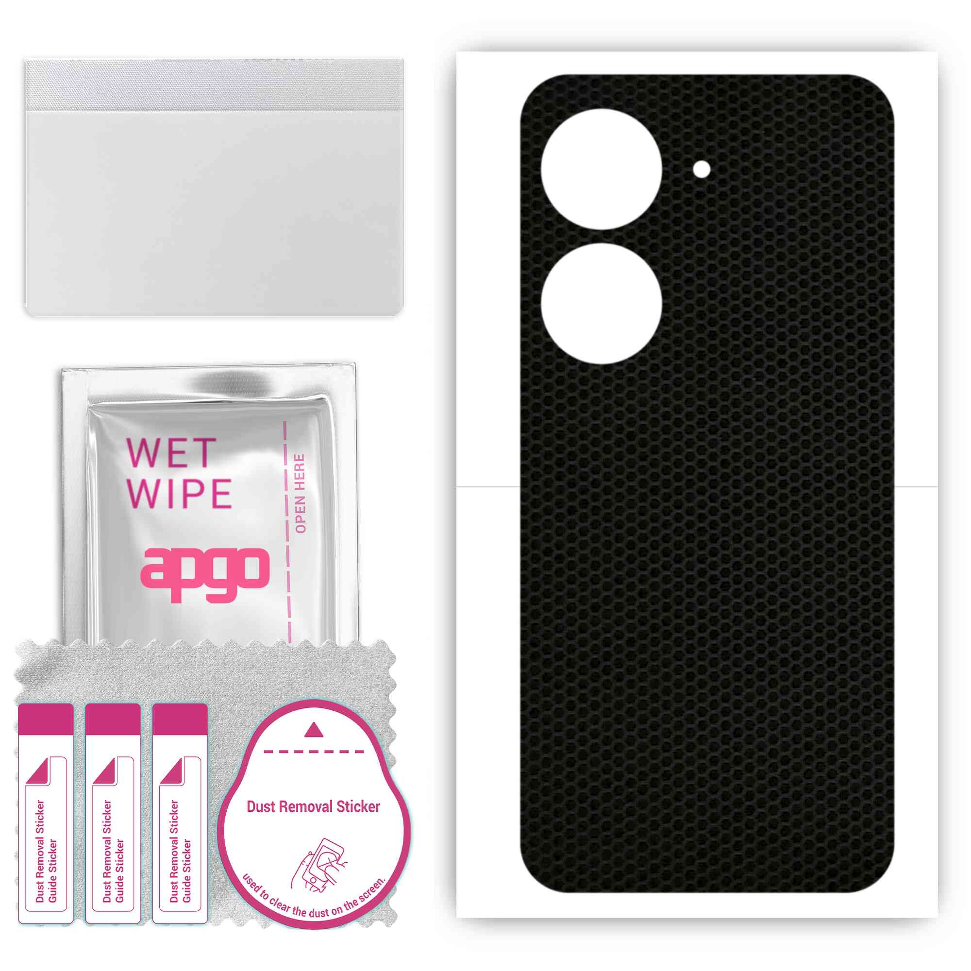 apgo Protective Skin Sticker for the back compatible with Asus ZenFone 9, Wrap Film, Foil, Vinyl - Pattern Matrix
apgo Protective Skin Sticker for the back compatible with Asus ZenFone 9, Wrap Film, Foil, Vinyl - Pattern Matrix