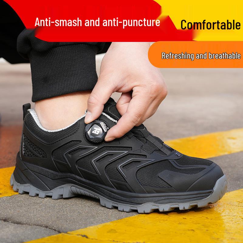 Men s Durable Safety Shoes: Anti-smash, Anti-puncture, Anti-kick, Breathable, Wear-resistant Construction Site Footwear. 926 Black Size 41
Men s Durable Safety Shoes: Anti-smash, Anti-puncture, Anti-kick, Breathable, Wear-resistant Construction Site Footwear. 926 Black Size 41
