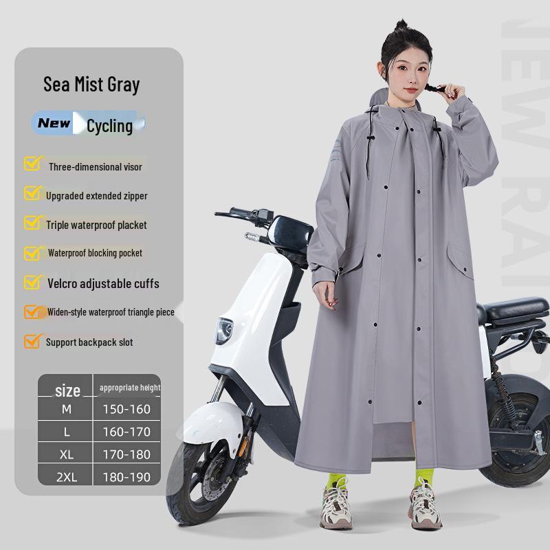 Універсальний електричний дощовик на все тіло Qian для мотоциклістів, туристів та альпіністів L сірий колір
Універсальний електричний дощовик на все тіло Qian для мотоциклістів, туристів та альпіністів L сірий колір