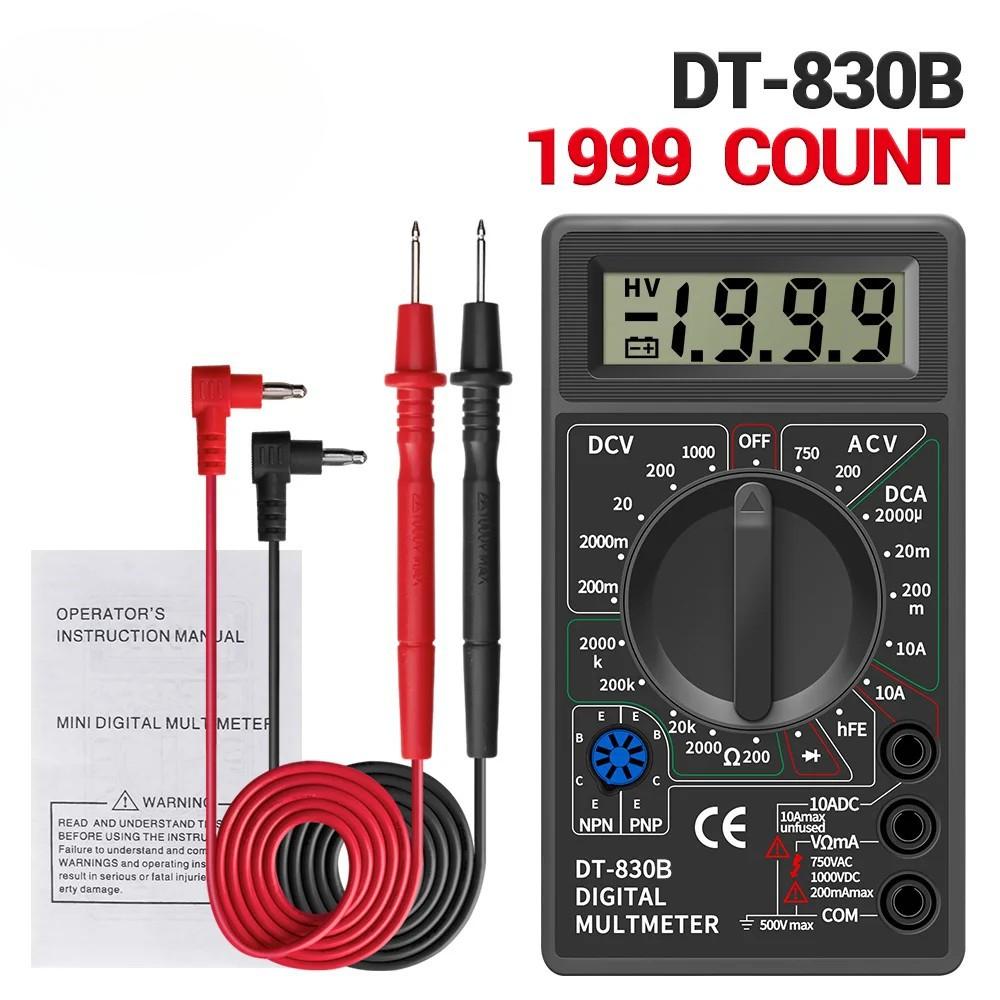 1 шт. DT830B цифровий ручний міні-мультиметр електричні прилади огляд та обслуговування цифровий дисплей універсальний амперметр
1 шт. DT830B цифровий ручний міні-мультиметр електричні прилади огляд та обслуговування цифровий дисплей універсальний амперметр