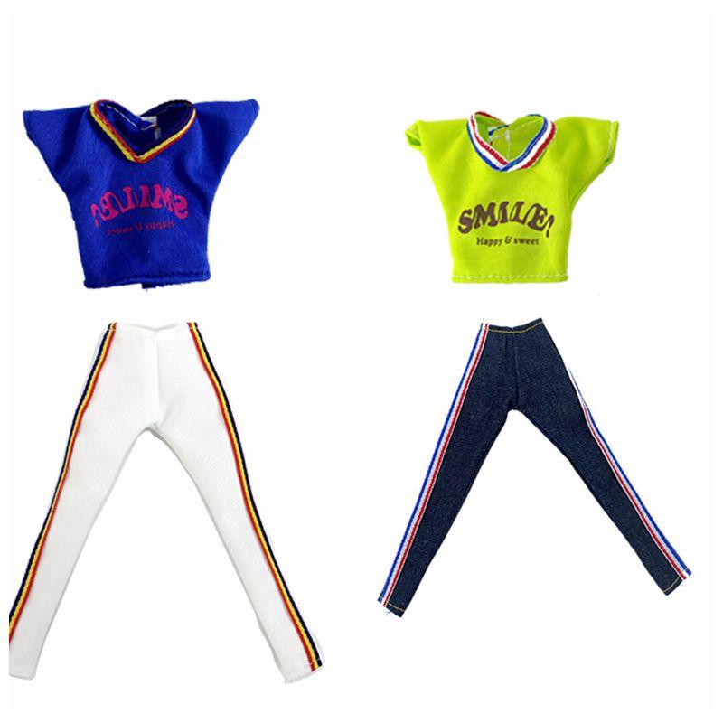 2pcs / багато лист сорочка йога топ штани одяг для Барбі лялька спорядження одяг костюм спортивний одяг для Барбі dollhouse аксесуари дитина 2set Clothes різнокольоровий
2pcs / багато лист сорочка йога топ штани одяг для Барбі лялька спорядження одяг костюм спортивний одяг для Барбі dollhouse аксесуари дитина 2set Clothes різнокольоровий