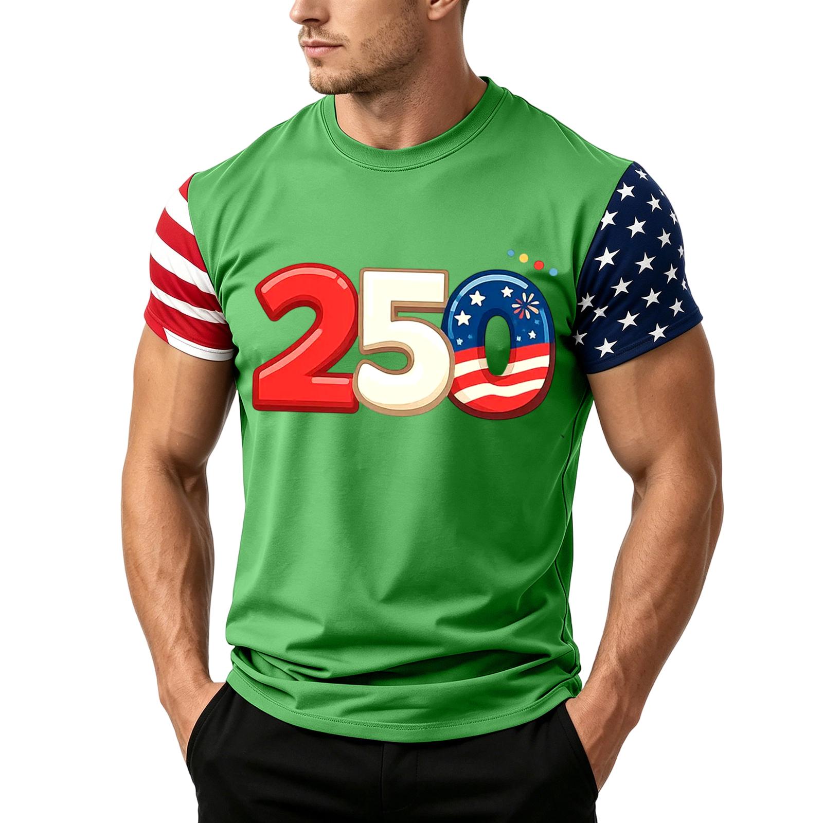 Men s Independence Day Flag Print Short Sleeve T-Shirt, Loose Casual Daily Summer Tops S
Men s Independence Day Flag Print Short Sleeve T-Shirt, Loose Casual Daily Summer Tops S