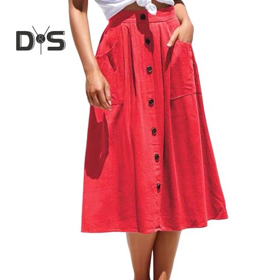 Жіноча спідниця міді. Еластична спідниця з високою талією для схуднення. Спідниця до середини ікри з кишенями. Однотонна спідниця-трапеція. M червоний
Жіноча спідниця міді. Еластична спідниця з високою талією для схуднення. Спідниця до середини ікри з кишенями. Однотонна спідниця-трапеція. M червоний