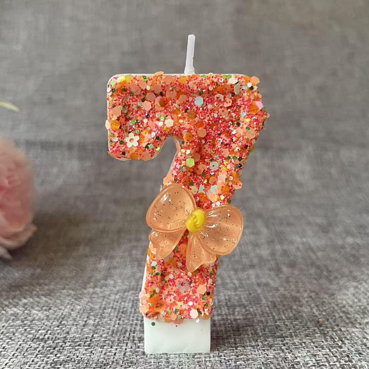 Birthday Candle Bow Orange Creative Ceremony Surprise Digital Decoration Candle Flower Style
Birthday Candle Bow Orange Creative Ceremony Surprise Digital Decoration Candle Flower Style