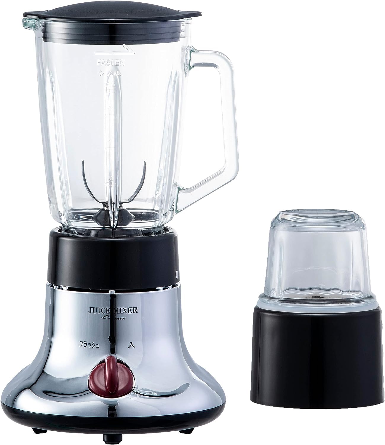 FUKAI Black Titanium Mill Juice Mixer Black Titanium Coated Mixer that Can Crush Ice Glass Bottle Compact Mill Mixer with Protective Device Vegetable
FUKAI Black Titanium Mill Juice Mixer Black Titanium Coated Mixer that Can Crush Ice Glass Bottle Compact Mill Mixer with Protective Device Vegetable