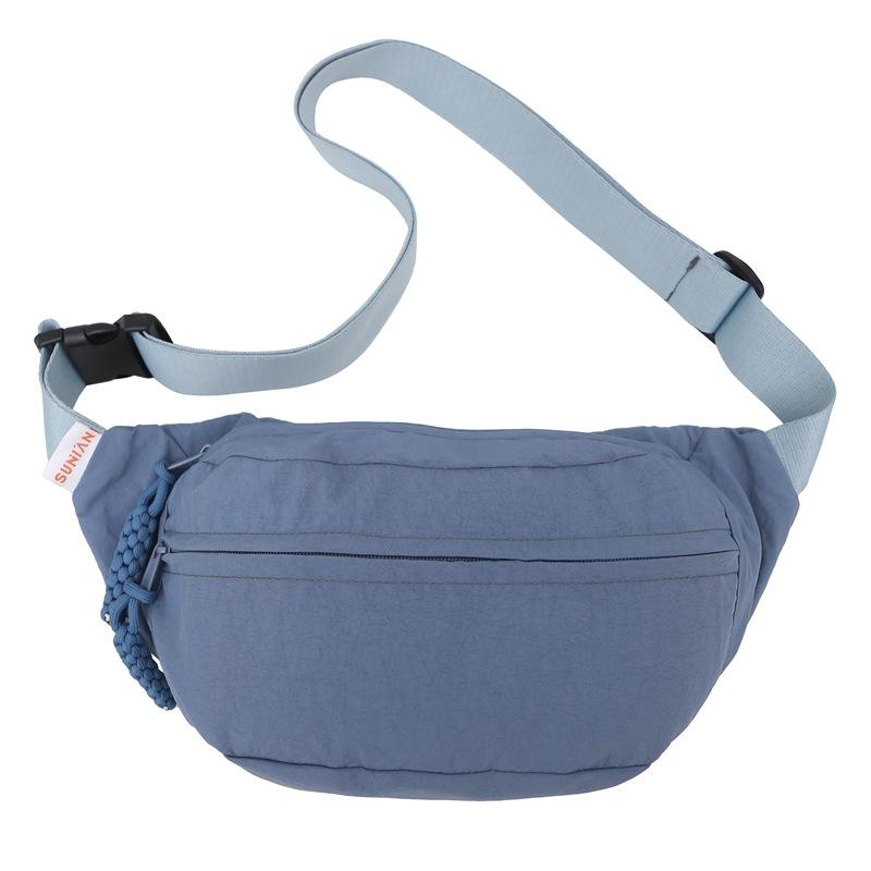New Washed Wrinkled Solid Color Chest Bag Spring and Summer New Daily Commuter Fanny Pack Shoulder Bag синій
New Washed Wrinkled Solid Color Chest Bag Spring and Summer New Daily Commuter Fanny Pack Shoulder Bag синій