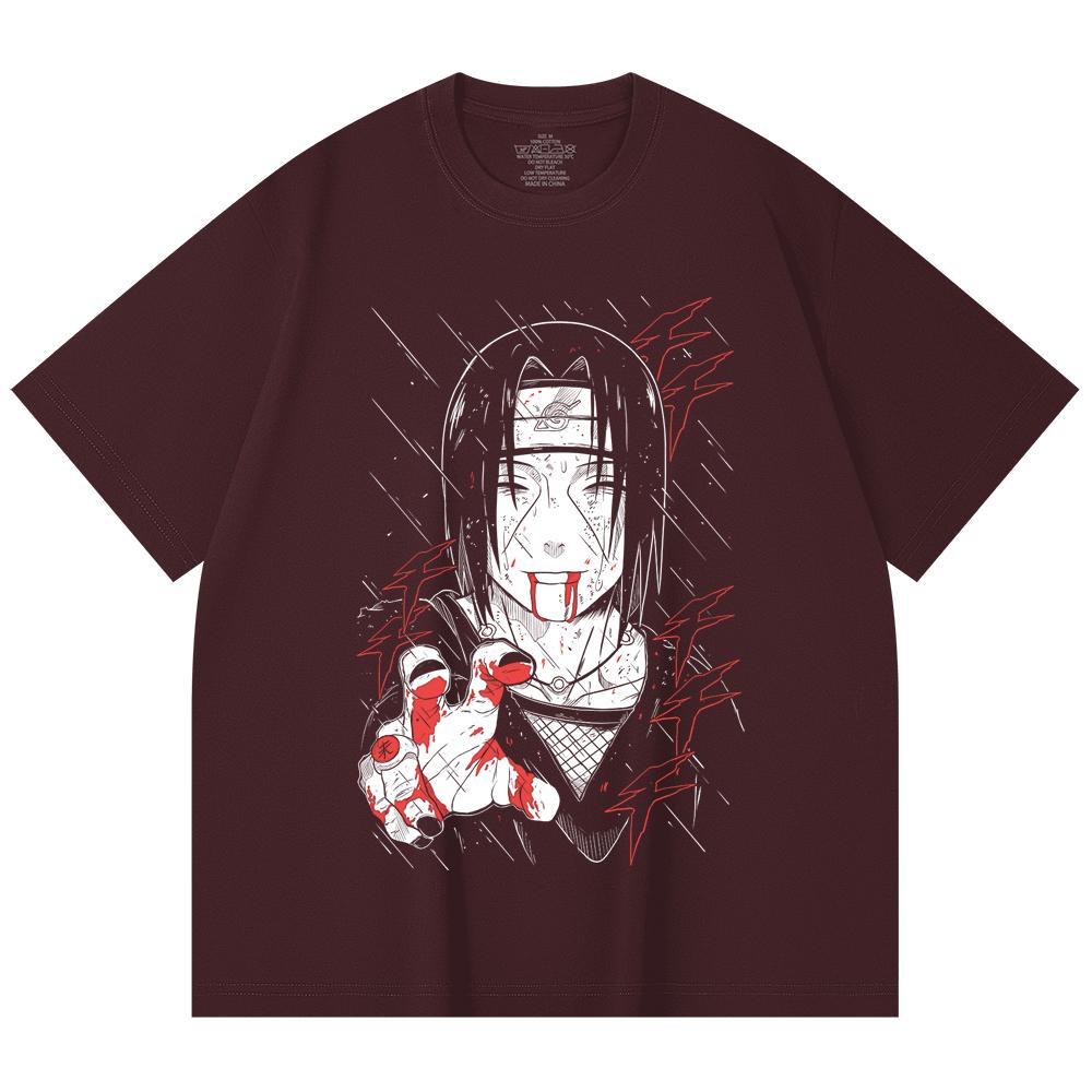 230 Gsm 100% Cotton Naruto V4 Itachi Print Unisex Heavy Cotton T Shirt 2XL вина червоного кольору
230 Gsm 100% Cotton Naruto V4 Itachi Print Unisex Heavy Cotton T Shirt 2XL вина червоного кольору