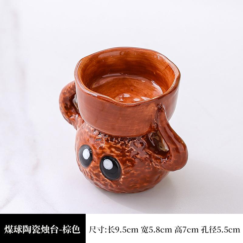 Creative Cartoon Ceramic Candlestick Desktop Decorative Ornaments Aromatherapy Candle Stand Atmosphere Couple s Birthday Gift коричневий
Creative Cartoon Ceramic Candlestick Desktop Decorative Ornaments Aromatherapy Candle Stand Atmosphere Couple s Birthday Gift коричневий