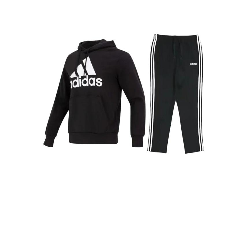 Adidas Logo Pattern Hooded Long Sleeve Casual Sports Set Unisex Sets Black DU0456+-IC9363 S
Adidas Logo Pattern Hooded Long Sleeve Casual Sports Set Unisex Sets Black DU0456+-IC9363 S