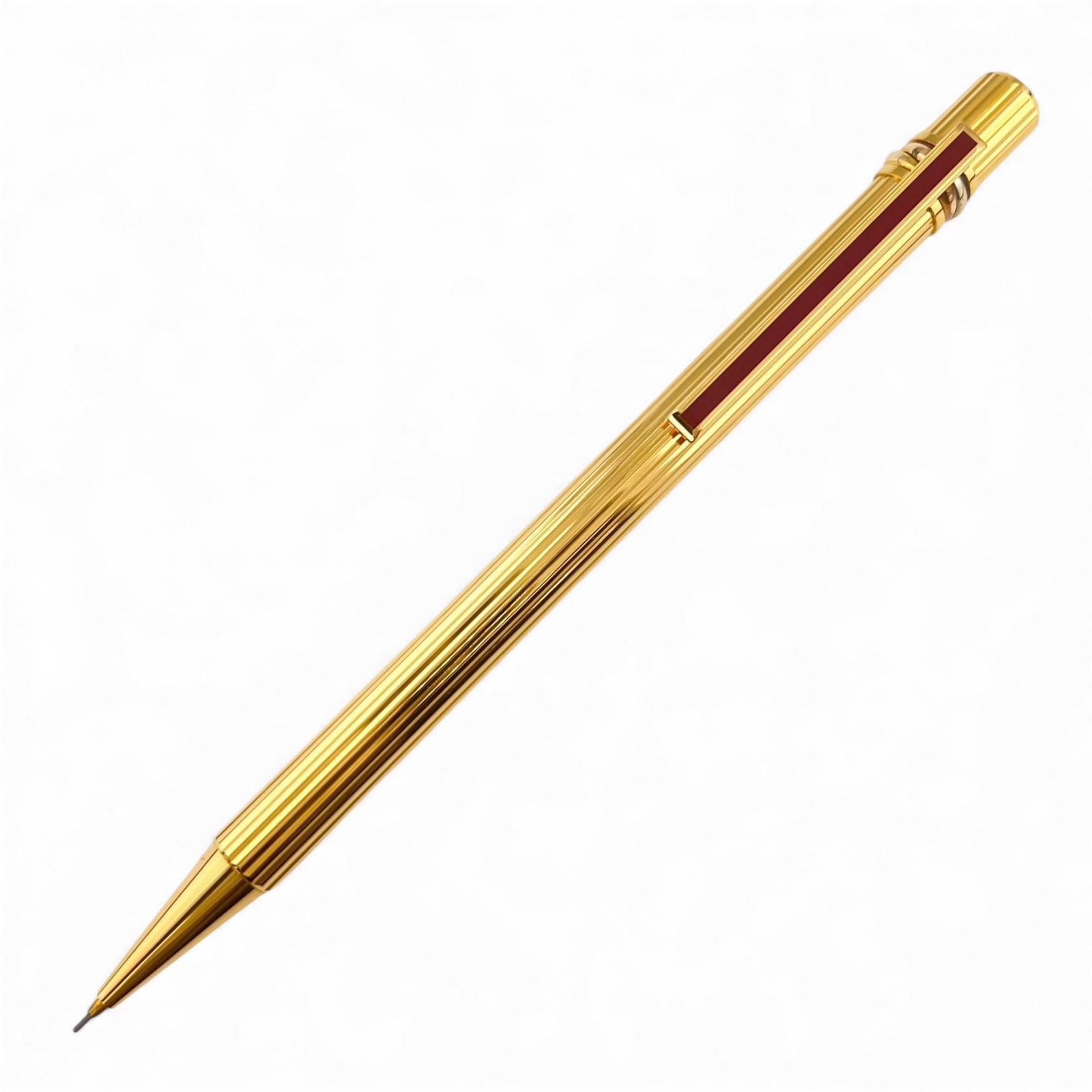Excellent Cartier mechanical pencil must do Trinity Stripe Pattern Gold bordeaux Used
Excellent Cartier mechanical pencil must do Trinity Stripe Pattern Gold bordeaux Used