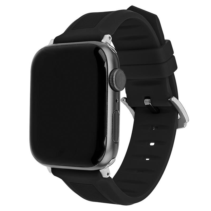 Silicone Watch Band For Apple Watch Series 10 42mm/9 8 7 41mm/6 5 4 SE (2022) SE (2023) SE 40mm/3 2 1 38mm Adjustable Strap Grey
Silicone Watch Band For Apple Watch Series 10 42mm/9 8 7 41mm/6 5 4 SE (2022) SE (2023) SE 40mm/3 2 1 38mm Adjustable Strap Grey