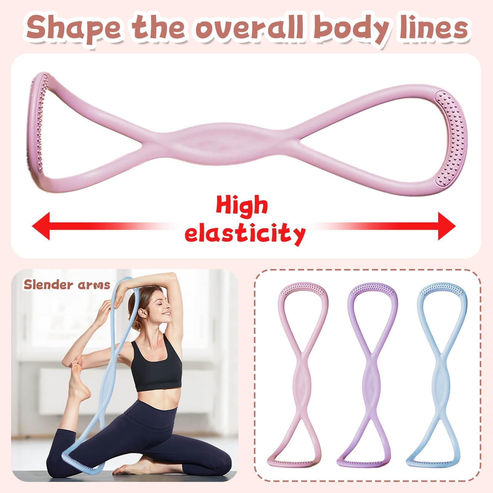 Eight-character Puller Fitness Elastic Rope Shoulder And Neck Stretch Yoga Resistance Band High Elastic Silicone Eight-character Pull Rope One Size фіолетовий
Eight-character Puller Fitness Elastic Rope Shoulder And Neck Stretch Yoga Resistance Band High Elastic Silicone Eight-character Pull Rope One Size фіолетовий