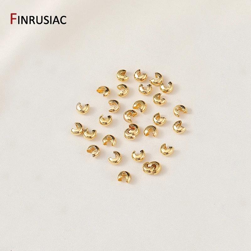 3/4/5mm 14K Gold Plated Brass Open Crimp Beads Covers Crimp End Beads Stopper Spacer Beads For DIY Jewelry Making Supplies 3mm-50 pcs
3/4/5mm 14K Gold Plated Brass Open Crimp Beads Covers Crimp End Beads Stopper Spacer Beads For DIY Jewelry Making Supplies 3mm-50 pcs