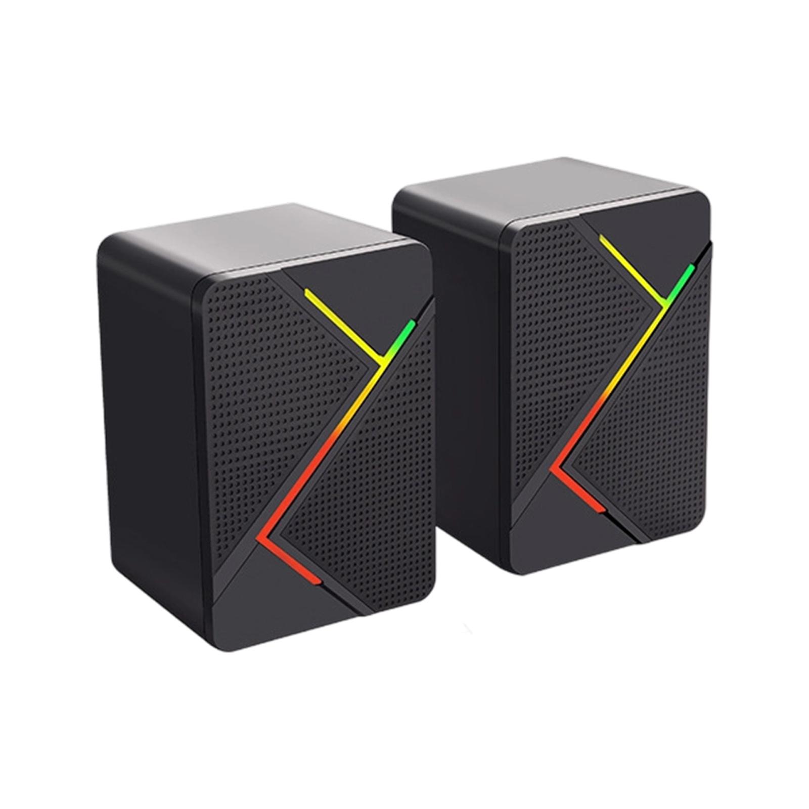 Mini Speaker With Vibranted LED Effects USB Power Enhances Sound For Gaming And Music Enthusiasts 1
Mini Speaker With Vibranted LED Effects USB Power Enhances Sound For Gaming And Music Enthusiasts 1