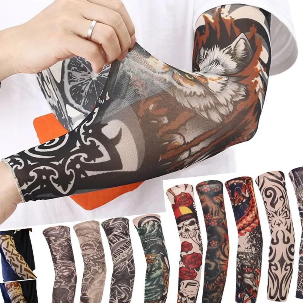 New 1Pc New Flower Arm Tattoo Sleeves Seamless Outdoor Riding Sunscreen Arm Sleeves Sun Protection Arm For Men Women
New 1Pc New Flower Arm Tattoo Sleeves Seamless Outdoor Riding Sunscreen Arm Sleeves Sun Protection Arm For Men Women