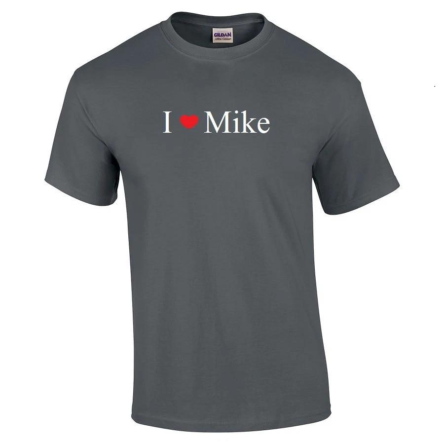 I Heart Love Mike Shirt Black White Navy Charcoal Red Cotton T-Shirt S -5XL S
I Heart Love Mike Shirt Black White Navy Charcoal Red Cotton T-Shirt S -5XL S