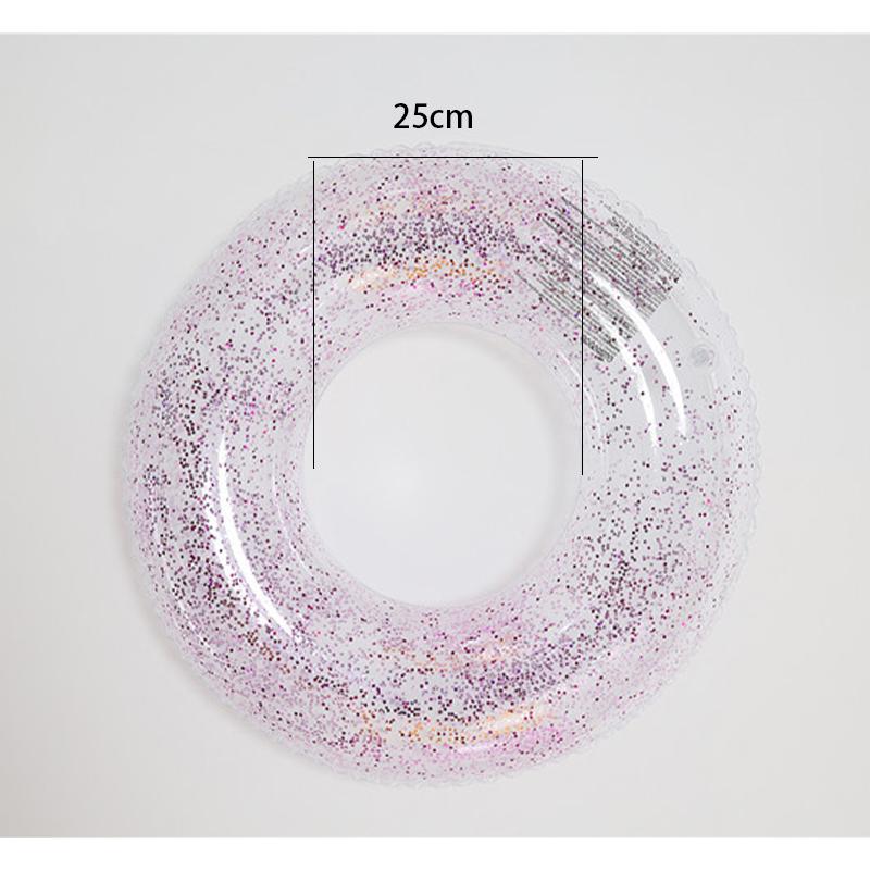 Swimming Children Adult Ring New Bright Glitter Glitter Inflatable Water Toy 25 cm розовый
Swimming Children Adult Ring New Bright Glitter Glitter Inflatable Water Toy 25 cm розовый