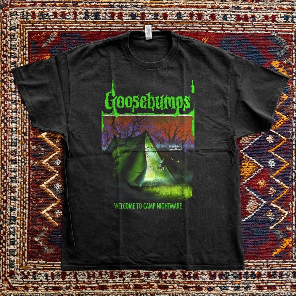 Goosebumps Welcome To Camp Nightmare Cover Unisex Black T Shirt Size S 5XL Retro Unisex T-Shirt S
Goosebumps Welcome To Camp Nightmare Cover Unisex Black T Shirt Size S 5XL Retro Unisex T-Shirt S